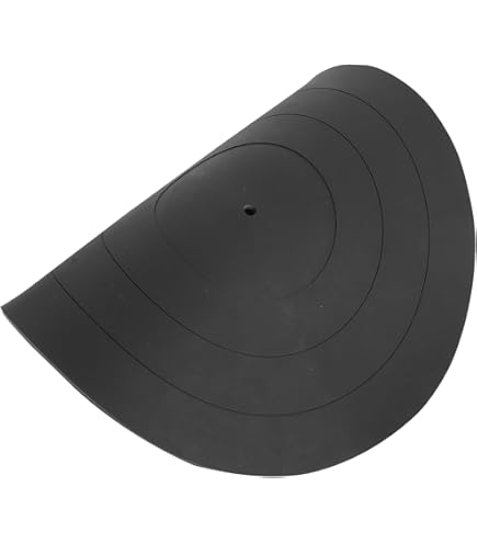 Amazon.co.jp: ターンテーブル プラッターマット ブラック